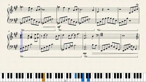 Wet Hands Minecraft - Solo Piano Arrangement Sheet Music arr