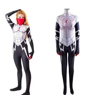 Silk Cindy Moon Spider-man Cosplay Costumes Kids Adults Supe