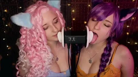 ASMR ear lick ahegao AFTYNRose