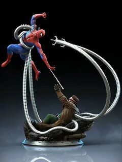 Gonza Estay - Fan Art Spider-Man Vs Dr.Octopus Diorama