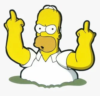 Homer Simpson Fuck You, HD Png Download , Transparent Png Im