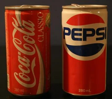 pepsi vs coke vintage coca-cola and pepsi can score me : Pat