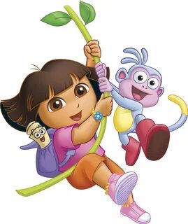 Dora The Explorer Clip Art Boots Hugging Dora - Clip Art Lib