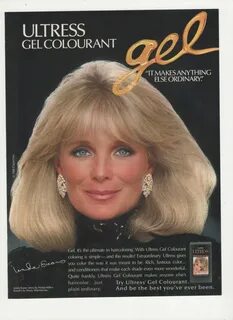 1988 Linda Evans Clairol Ultress Gel Colourant Hair Linda ev