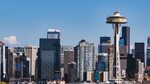 Fonds d'écran Seattle, USA, ville, bâtiments, tour 1920x1200