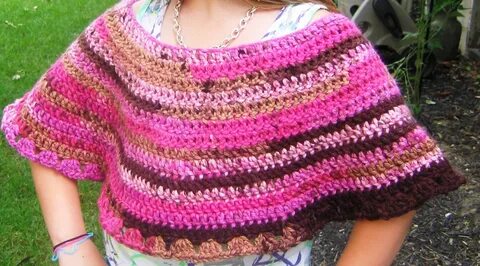 Girls Poncho Crochet Pattern - Free Patterns