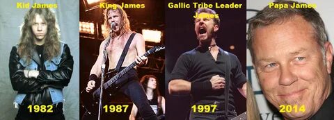The Evolution of James Hetfield