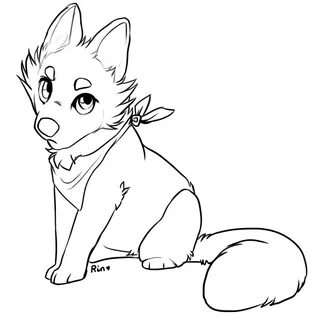 Fox Furry Base Coloring Pages Sketch Coloring Page