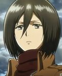 микаса аккерман Mikasa Ackerman персонаж Animego - Mobile Le