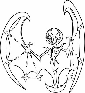 Pokemon Coloring Pages Lunala - From the thousand pictures o