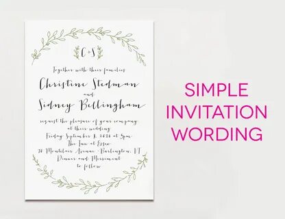 wedding invitation sample - Wedding Decor Ideas