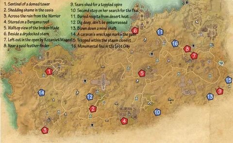 Eso Alik'R Desert Map - Wales On A Map