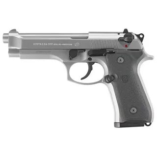 Beretta 92FS INOX 4.9" 9mm 10 Rounds - Silver