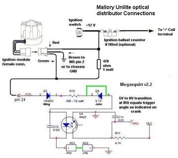 Mallory Ignition Wiring Diagram Unilite : Wiring Diagram For