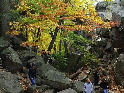 Purgatory Chasm in Sutton, Massachusetts, United States Sygi