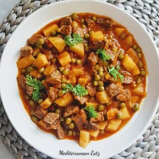 Potato Stew Over Rice