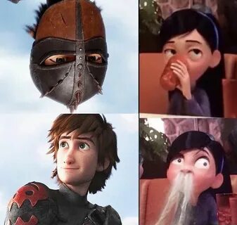 Pin de Twix en How to train your Dragon Memes de películas, 