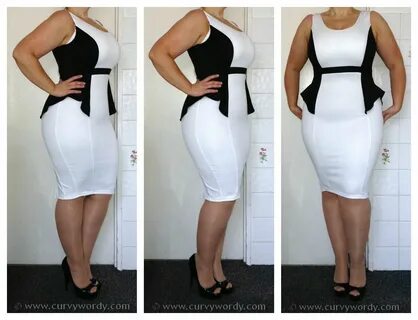 Curvy Wordy: AX Paris Monochrome Dress Curvy dress, Dresses,