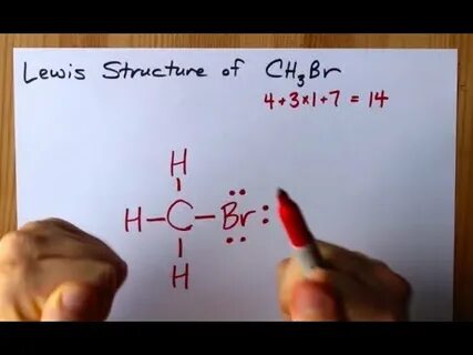 How to Draw the Lewis Structure of CH3Br (bromomethane) - Yo