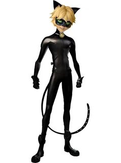 Adrien during his transformation into Cat NoirPlagg, claws o