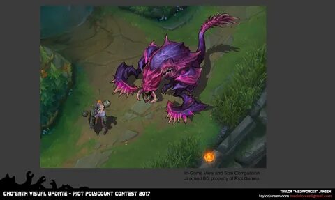 Cho'Gath Visual Update League of Legends Skin Concept by Met