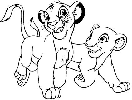 Lion King Drawings Nala And Simba - Фото база