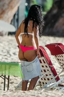 Maya Jama In Thong Bikini Barbados - Celebzz - Celebzz