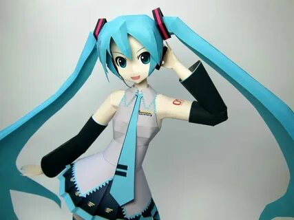 PaperCraft Hatsune Miku by godogundam on DeviantArt Hatsune 