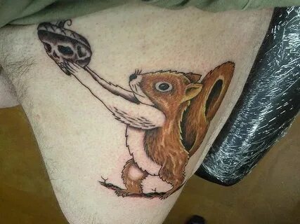 A very simple squirrel and at the same Squirrel tattoo, Tatt