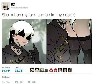She sat on my face and broke my neck :) NieR: Automata Know 