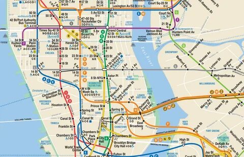 New York City Subway Map - Go! NYC Tourism Guide