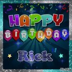 Happy Birthday Rick - PicMix