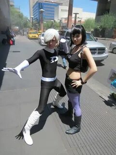 Danny Phantom & Sam cosplay Halloween cosplay, Cosplay costu