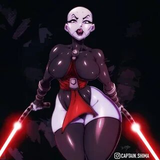 🔞 Thicc Asajj Ventress by Captain_Shima Oppai Hentai Truyen-