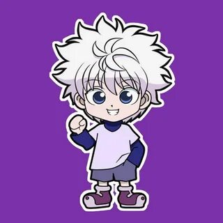 Chibi Killua Dessins chibi, Autocollants kawaii, Coloriage d