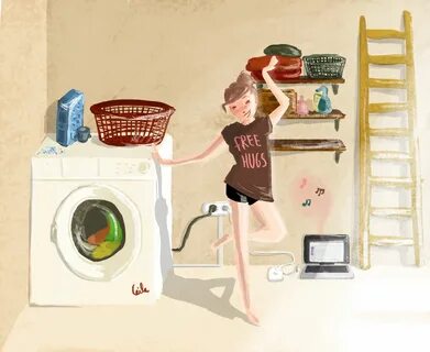 leilach2491 Laundry icons, Illustration, Drawing illustratio