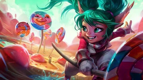 Poppy LoL Lollipoppy Splash Art 4K Wallpaper #227