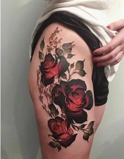 Розы в твоей жизни Hip tattoos women, Rose tattoos, Neck tat