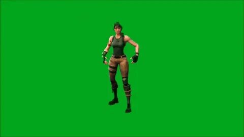 Basic Fortnite Dance - Greenscreen GIF Gfycat