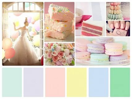peach wedding cake colour palettes Pastel color palette wedd