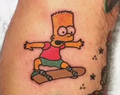 Check Out This Bart Simpson Tattoo Flip Book - Tattoo Ideas,