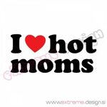 Nalepka I love hot moms