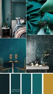 Petrol / Farbe Wohnkultur Idee - Home Farbpalette, #Farbe #F