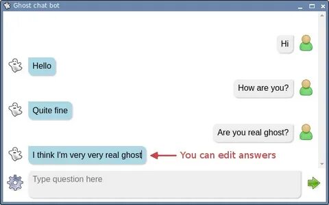 Ghost chat bot - Интернет-магазин Chrome