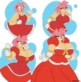 Commission - Amy Gown Transformation by SuperSonicRULAA Body