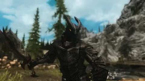 black red dragon armor at skyrim nexus mods and community