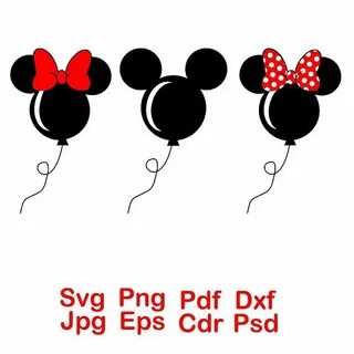 70% OFF Mickey Mouse Balloon Svg Minnie Mouse Balloon Svg Mi