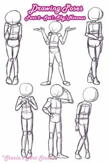 Shy Poses: Here is a quick reference page for shy or nervous