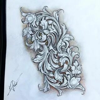 KenHunt on Instagram: "#shading #embellishments #engraving #