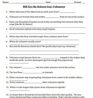 Bill Nye Energy Worksheet Answer Key - 33 Bill Nye Energy Wo